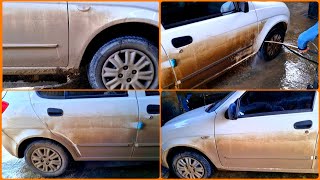 Satisfying DEEP CleanHow to wash super muddy🤮 car [upl. by Losyram]