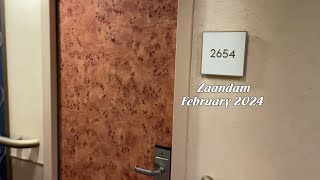 Zaandam room 2654 review Holland America Deck 2 [upl. by Nnaynaffit494]