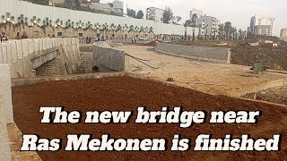 A new Bridge near Ras Mekonen is finished Piassa Addis Ababa Ethiopia Africa [upl. by Rodenhouse]