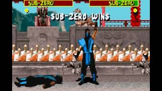 Mortal Kombat 1 Super Nintendo SNES Very Hard Playthrough Rayden  Raiden [upl. by Eonak]