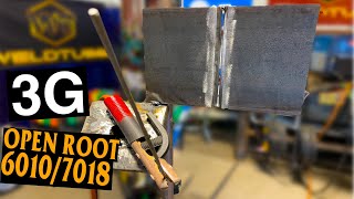 3G Open Root Test by a Welding Student  60107018 [upl. by Dressler]