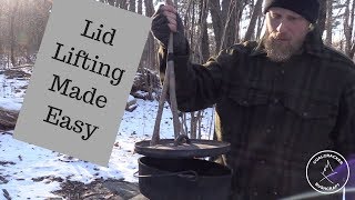 Dutch Oven Lid Lifter Bushcraft Style [upl. by Eatnad942]