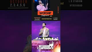 Worship conference dates🥳pray and prepare for thisrajprakashpaul jessy christianshortmessages [upl. by Erolyat]