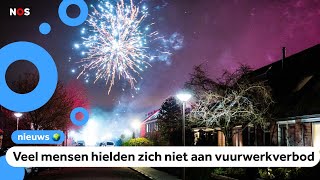 Vuurwerk feest en ook onrust zo vierde Nederland Oud en Nieuw [upl. by Scottie]