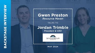 Jordan Trimble of Skyharbour Resources talks to Gwen Preston at Metals Investor Forum  May 2024 [upl. by Llenahs314]