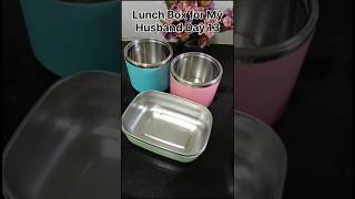 Lunch Box for My Husband Day 13 cooking lunch tiffin ytshorts [upl. by Anitel231]