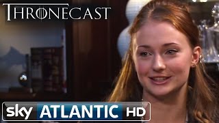 Game of Thrones Sansa Stark  Sophie Turner Thronecast Interview [upl. by Anella153]