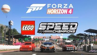 Forza Horizon 4  First 35 minutes of LEGO Speed Champions Expansion [upl. by Staford365]