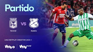 Nacional vs Medellín en vivo  Liga BetPlay 2023I  Fecha 10 [upl. by Ytsirhk]