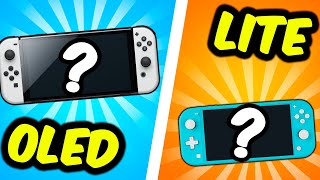 Nintendo Switch OLED vs LITE🔥 [upl. by Ayikin]