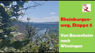 Rheinburgenweg Etappe 5 Von Bassenheim nach Winningen [upl. by Kcirded]