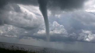 Waterspout  Tornado  Carolina Beach NC 8182011 [upl. by Yenetruoc810]