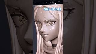 shorts Dungeon Meshi  Cithis 3D sculpt [upl. by Adelaja202]