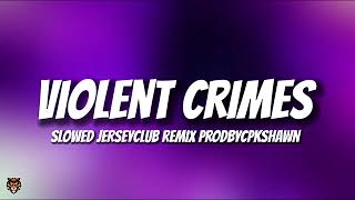 Kanye West  Violent Crimes Jersey Club Remix ProdbyCpkShawn [upl. by Ibbison]