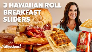 3 Breakfast Sandwiches Made on Hawaiian Rolls  Allrecipes [upl. by Spears]