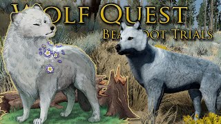 Were Totally SURROUNDED by Grizzly Bears 🐺 Wolf Quest Bearfoot Wolves • 20 [upl. by Lednew]