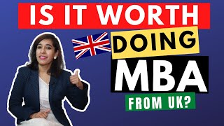 Is it worth doing MBA from UK 2024  Will you get visa sponsorship job after MBA from UK [upl. by Oicram]