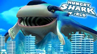 2100M Points with a Great White Shark in hungry shark world game androidios  with Commentary [upl. by Kemble]