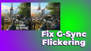 How To Fix GSync FlickeringStutteringLagging🔧3 Methods 2024 SOLVED [upl. by Kcid]