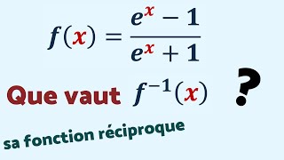 TROUVER LA FONCTION RÉCIPROQUE [upl. by Ahsekan606]