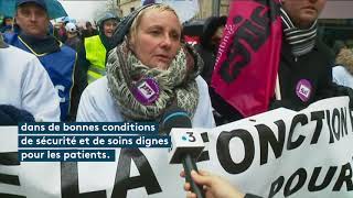 Manifestation du 22 mars  environ 3000 personnes à Dijon [upl. by Burrow]