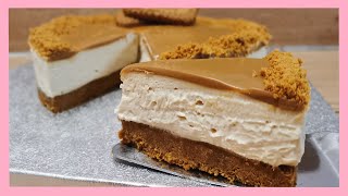 Cheesecake aux spéculoos  Recette facile et rapide [upl. by Dallman706]