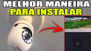 COMO INSTALAR A CAMERA Wifi LÂMPADA Câmera boa e barata em Full HD TUTORIAL ATUALIZADO [upl. by Inirt]