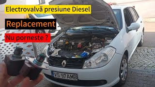 ÎnlocuireTestare REGULATOR de Presiune Diesel  Relanti INSTABIL 15dCi [upl. by Hnib]