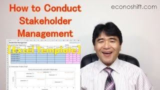 Stakeholder Analysis How to Conduct Stakeholder Management【Excel template】 [upl. by Zapot956]