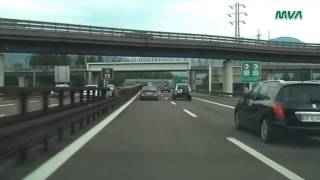 Italy  Italien  Autostrada A 22 zwischen San Michele Alladige und Bolzano Nord [upl. by Kiele]