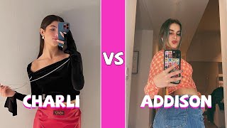 Charli Damelio Vs Addison Rae TikTok Dance Battle 2021 [upl. by Acire]