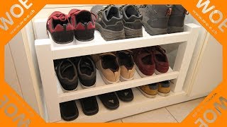 Modernes Schuhregal selber bauen [upl. by Annaoy618]