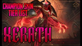 League of Legends Xerath Skin Tier List [upl. by Lorilyn225]