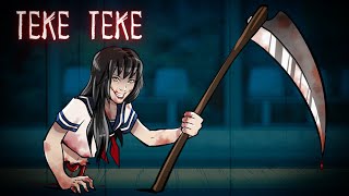 Teke Teke Animated Horror Story  Japanese Urban Legend Animation [upl. by Ciryl]