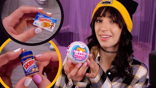 ASMR  Opening Mini Brands  ✨ Tapping Whispering [upl. by Aes610]