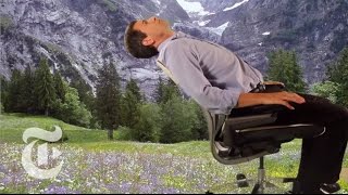 Steelcase Gesture Review 90 Seconds With Pogue  The New York Times [upl. by Nahs]