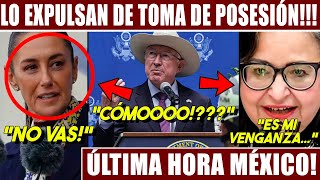 DE EMERGENCIA EXPULSAN A KEN SALAZAR DE TOMA DE POSESIÓN DE CLAUDIA EUA LE HACE ESTO A AMLO INACEPT [upl. by Ateloiv]