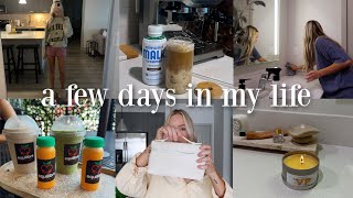 VLOGnew at home latte recipe clean with me amazon find that makes a huge difference  hot pilates [upl. by Adlig]