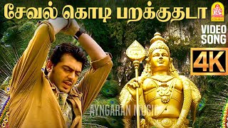 Seval Kodi  4K Video Songசேவல்கொடி பறக்குதடா  Billa  Ajith Kumar  Yuvan Shankar Raja  Ayngaran [upl. by Julee804]