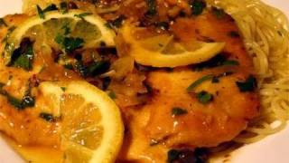 Chicken Piccata Recipe  Howto Video  Laura Vitale quotLaura In The Kitchenquot Episode 29 [upl. by Ytsenoh736]