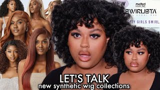 OMG 🤯😍 Outre Melted Hairline SWIRLISTA  Lets Talk New Synthetic Wig Releases  Courtney Jinean [upl. by Zigrang]