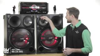 EasyCs overview of the HUGE Sony LBTSH2000 DJ Sound System 2000W of Power [upl. by Adnohsed]