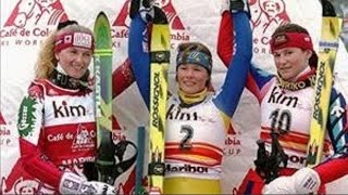 Kristina Andersson wins slalom Maribor 1996 [upl. by Neille]