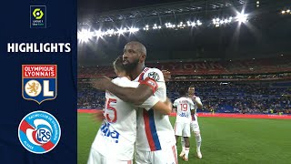 OLYMPIQUE LYONNAIS  RC STRASBOURG ALSACE 3  1  Highlights  OL  RCSA  20212022 [upl. by Jaymie354]