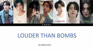 BTS 방탄소년단 Louder than bombs Color Coded Lyrics HanRomEng [upl. by Norahc]