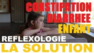 CONSTIPATION DIARRHEE ENFANT SOLUTION RAPIDE TRANSIT INTESTINAL REFLEXOLOGIE PLANTAIRE ACUPRESSION [upl. by Dulcine386]