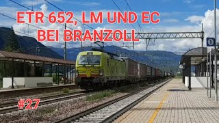 ETR 652 Locomotion und Eurocity bei BranzollBronzolo Folge 27 [upl. by Akiemat825]