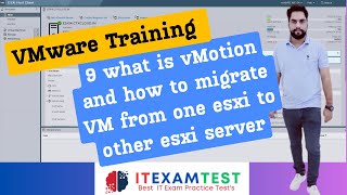 VMware Training 9 whats is vMotion and how to migrate VM from one esxi to other esxi server [upl. by Beauregard]