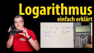 Logarithmus  einfach erklärt 10x  1000  Lehrerschmidt [upl. by Ferro]