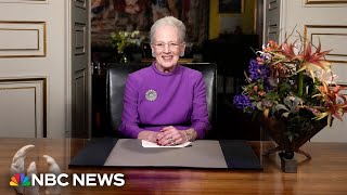 Denmark’s Queen Margrethe II announces she will abdicate the throne [upl. by Andree525]